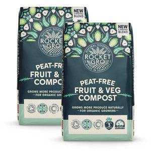 Rocketgro Fruit & Vegetable Compost 40L - Bundle of 2 for £14