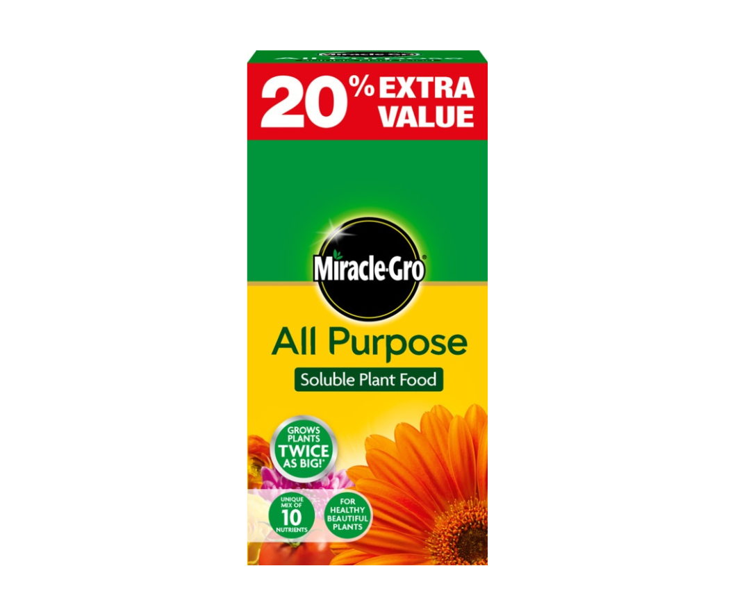 Miracle-Gro All Purpose Plant Food 1KG + 20% Free