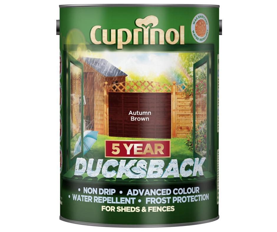 Cuprinol - Ducksback (5 Year) Autumn Brown - 5 Litre