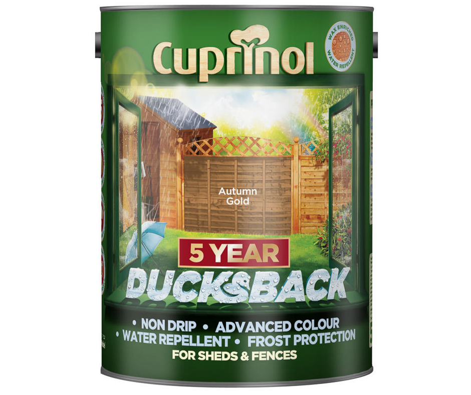 Cuprinol - Ducksback (5 Year) Autumn Gold - 5 Litre