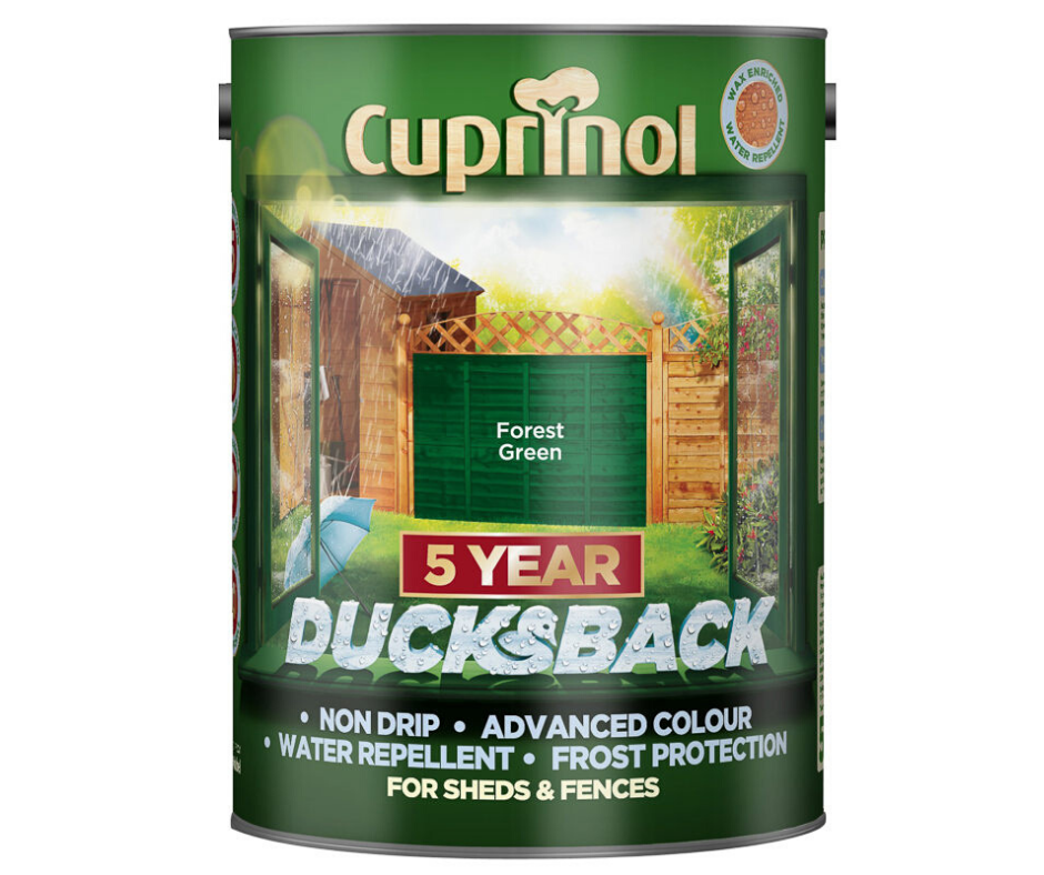 Cuprinol - Ducksback (5 Year) Forest Green - 5 Litre