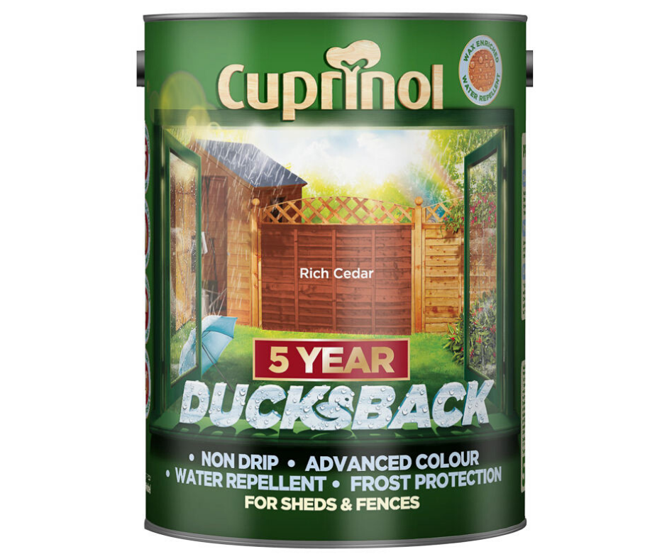 Cuprinol - Ducksback (5 Year) Rich Cedar - 5 Litre