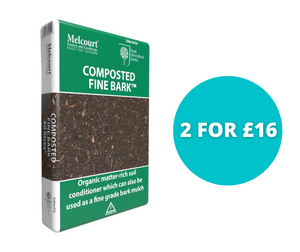 Melcourt Composted Fine Bark 50L - Bundle 2 for £16