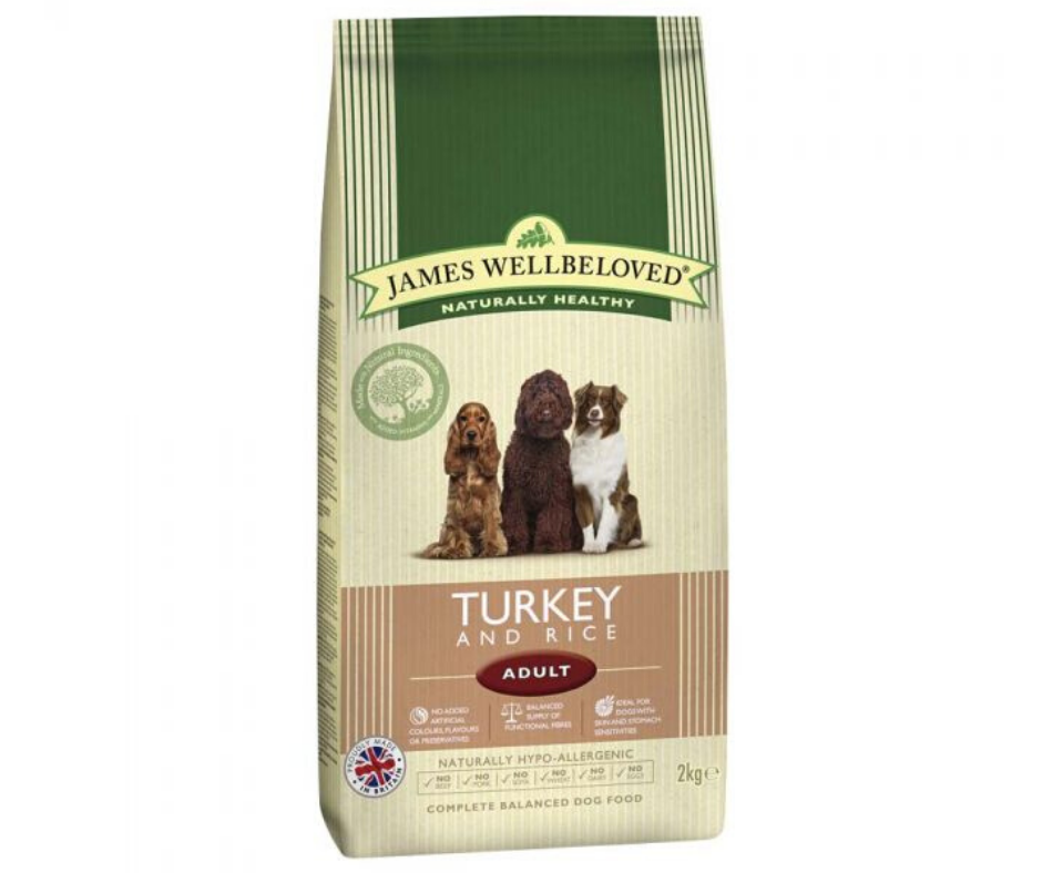 James Wellbeloved Adult Turkey & Rice 2KG