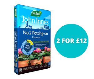 John Innes Peat Free Compost No 2 28L - Bundle of 2 for £12